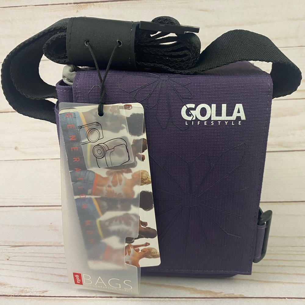 GOLLA Lifestyle Camcorder Camera Bag Purple Eco-friendly brand SUN G865 NEW